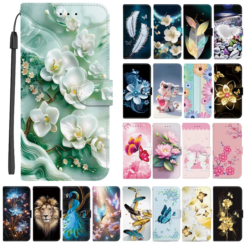 Realme Note 50 - C75 Flip Wallet Leather Case For
