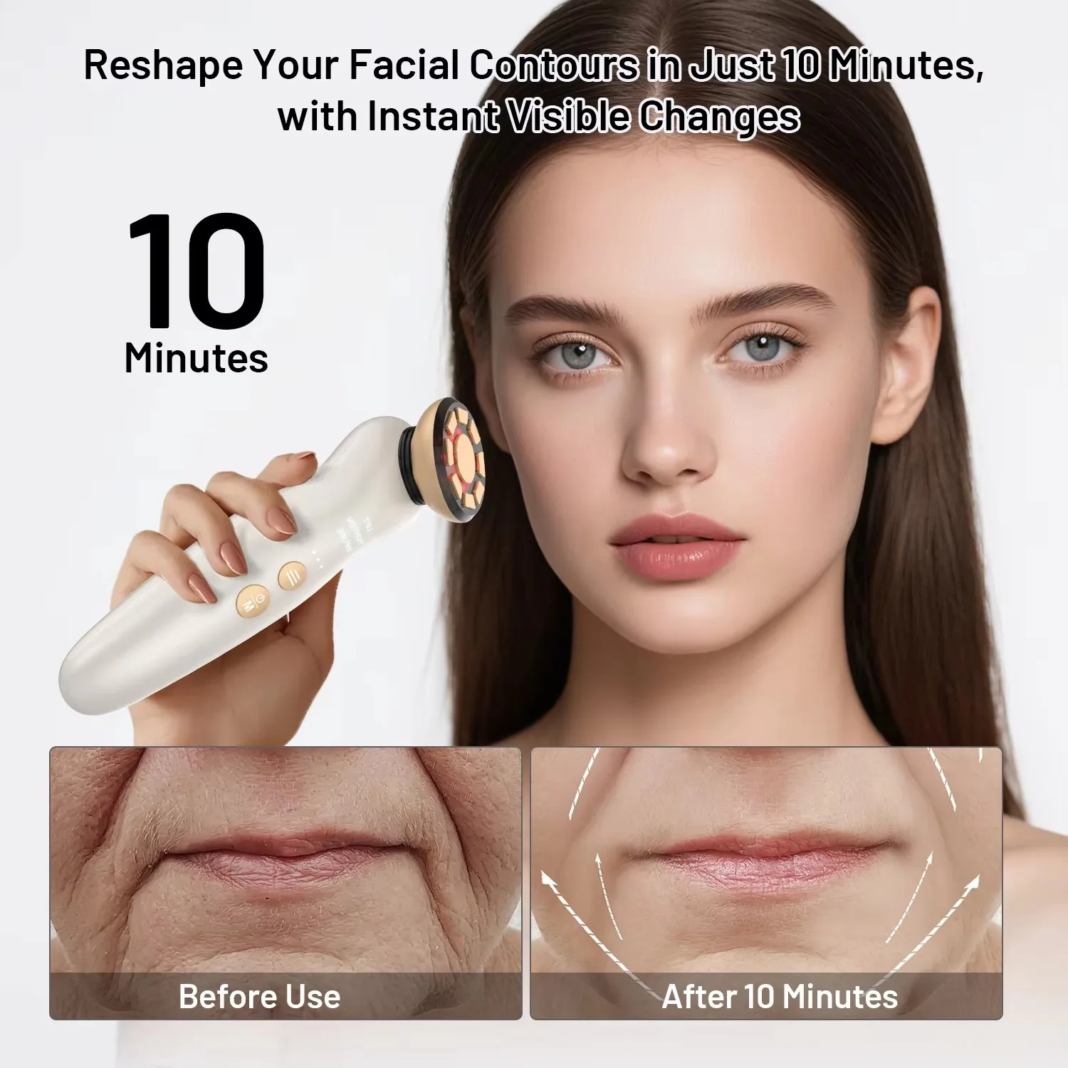 RF Facial Massager LED Light t - đánh giá và giá Galvanic Skin Sensor