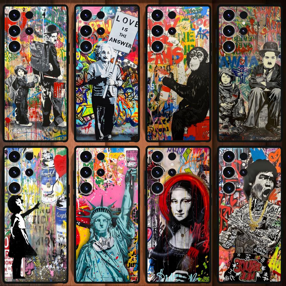 Banksy Graffiti Art  Phone Cas - đánh giá và giá Samsung Galaxy S24