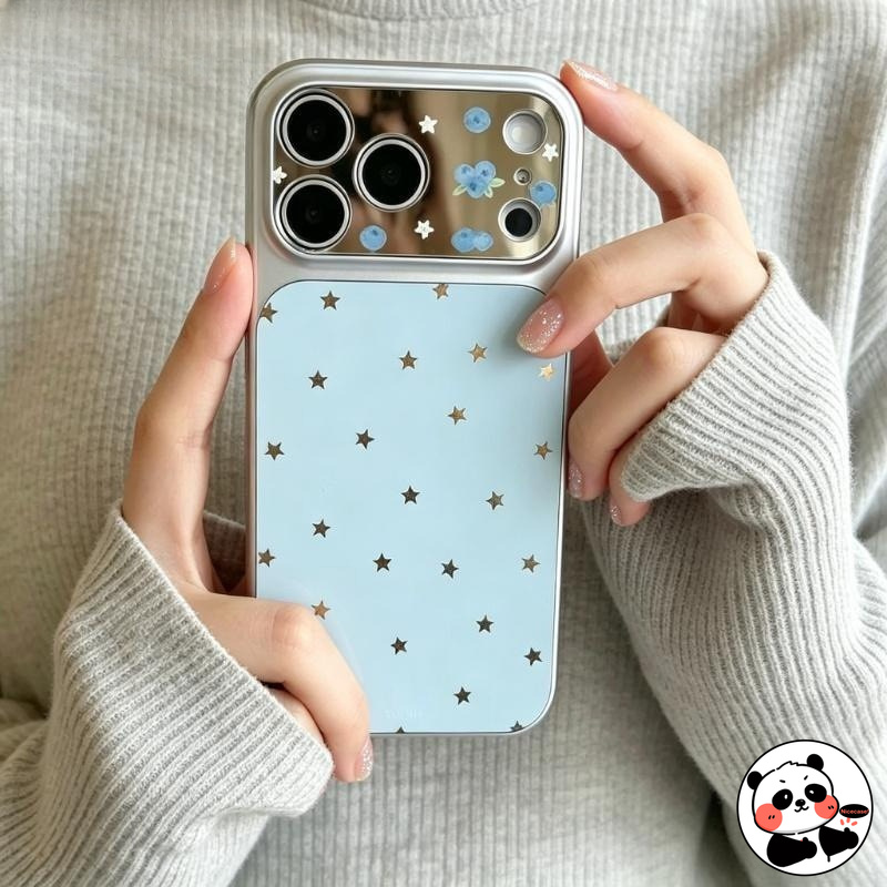 Hollow Stars Mirror Phone Case - đánh giá và giá Realme Note 50