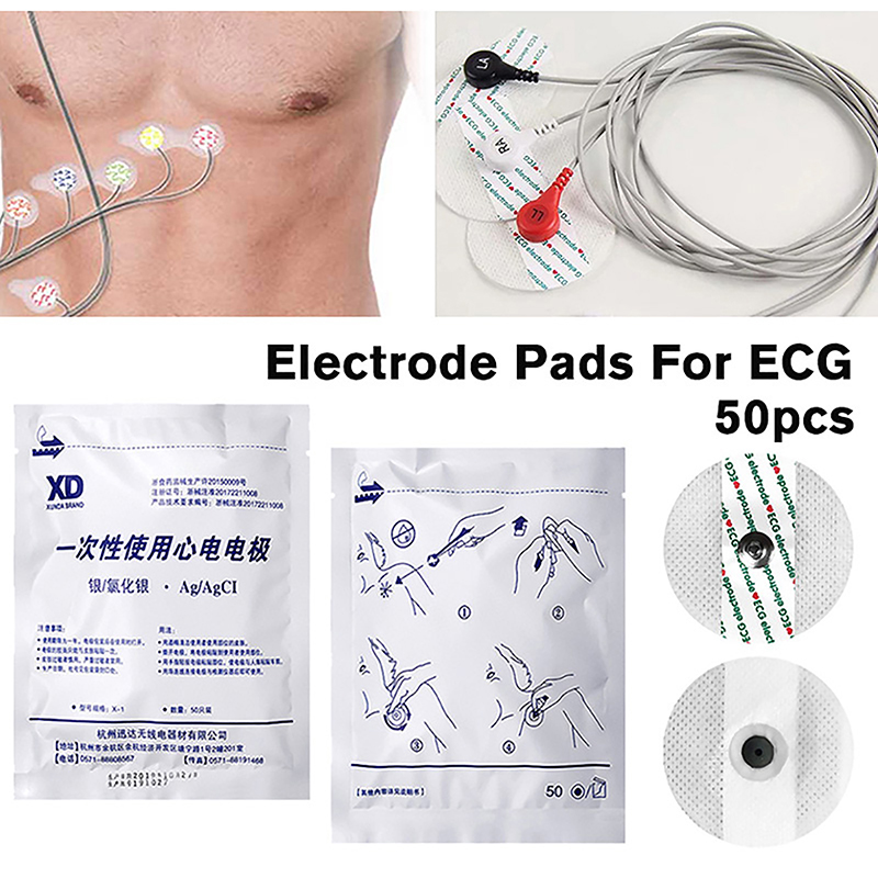 50PCS/Bag Electrode Patch Medi - đánh giá và giá Ecg Patch Monitor