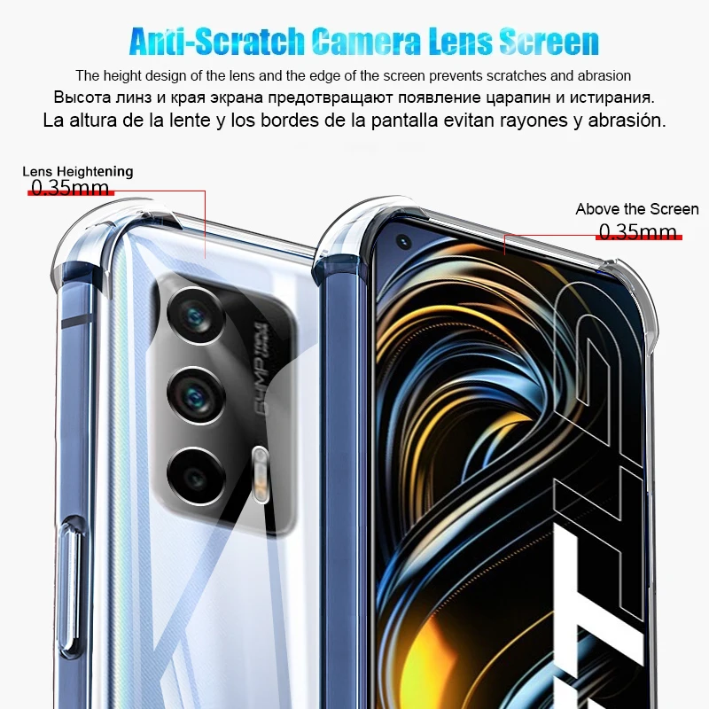 Luxury Transparent Silicone Sh - đánh giá và giá Realme Gt 6