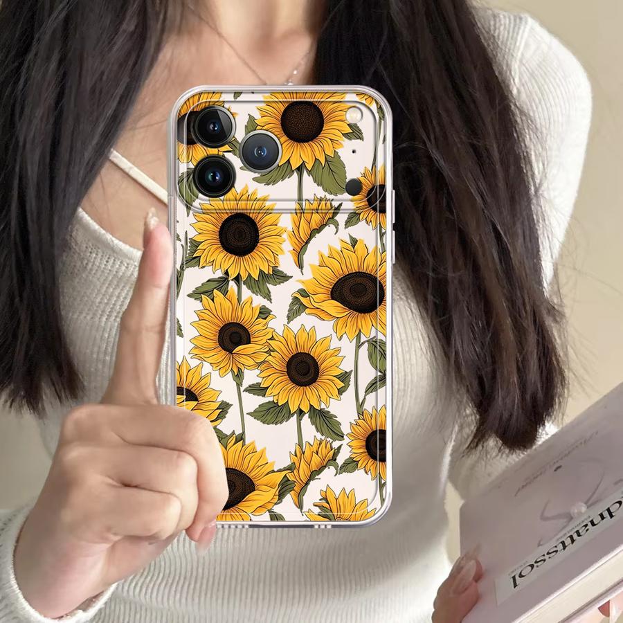 Cute Sunflower Pattern Case fo - đánh giá và giá Apple Iphone 15