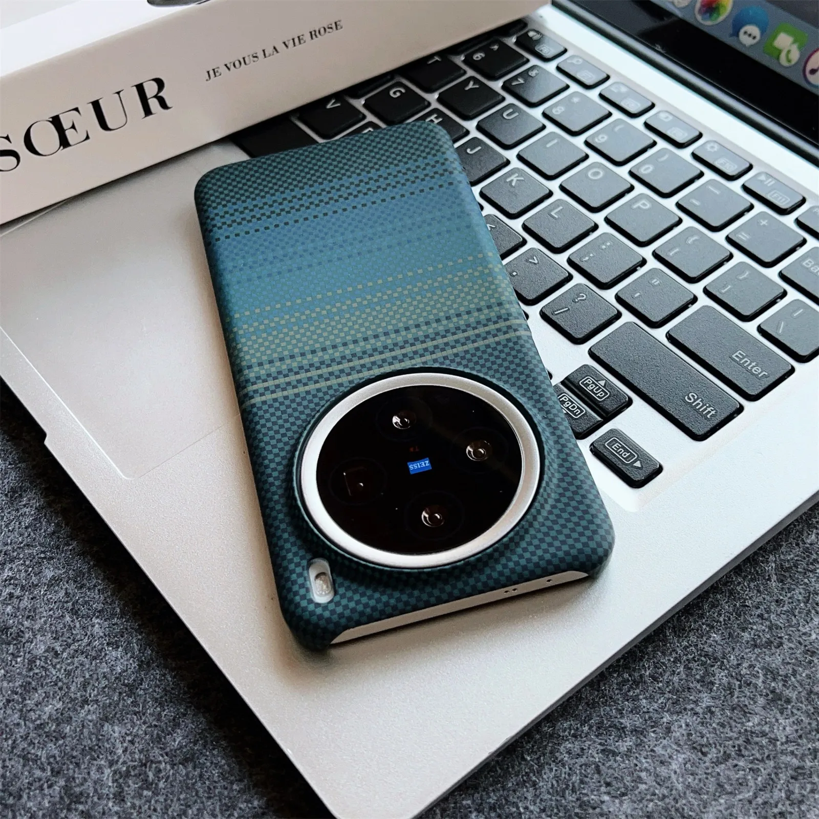 Kevlar Carbon Fiber Cover For  - đánh giá và giá Vivo X200
