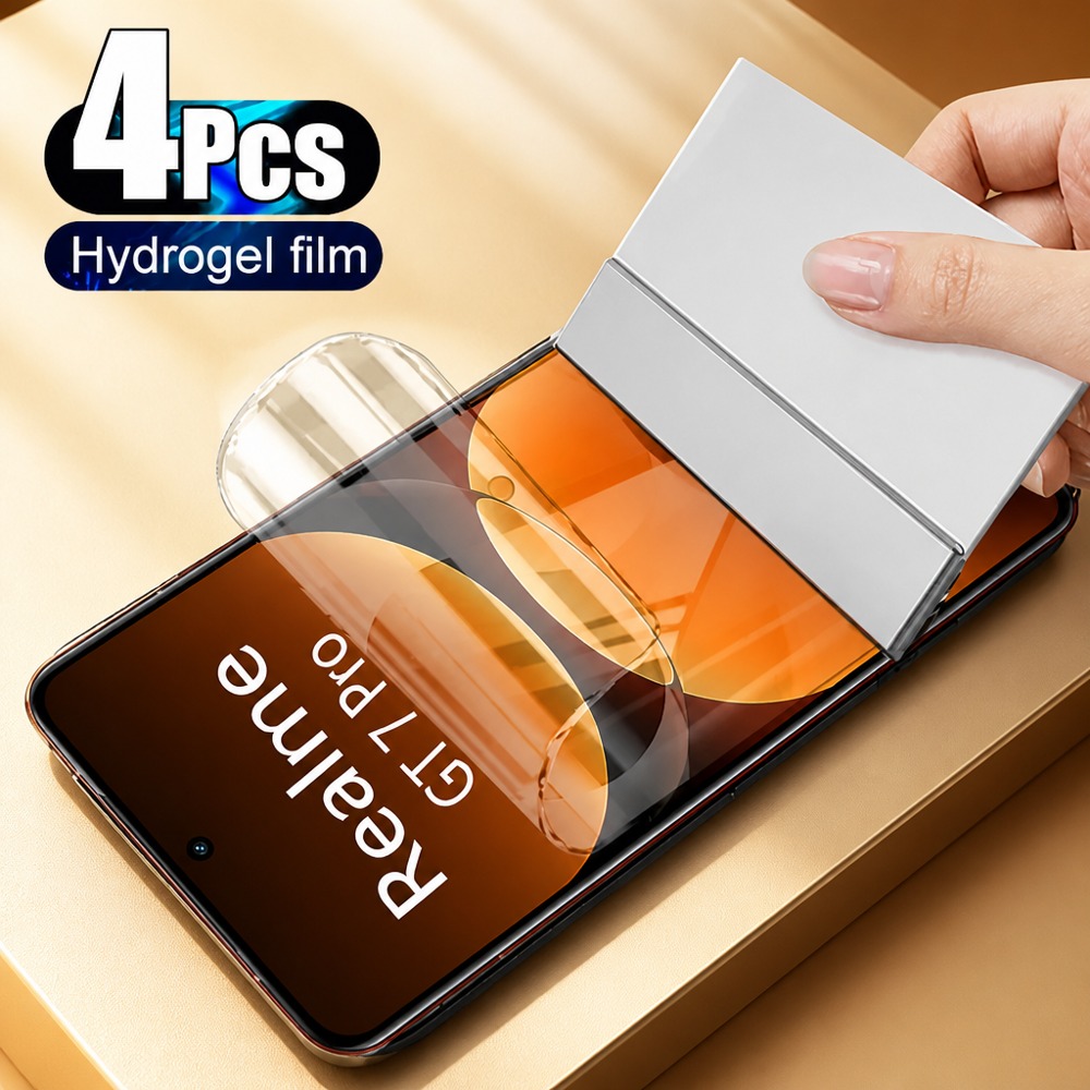 4PCS Hydrogel Film For Realme  - đánh giá và giá Realme Gt 6