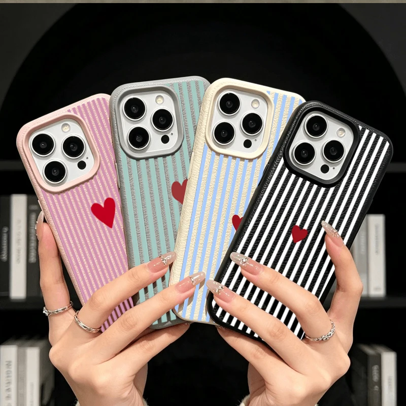 Colorful Striped Heart Case Fo - đánh giá và giá Realme Note 50