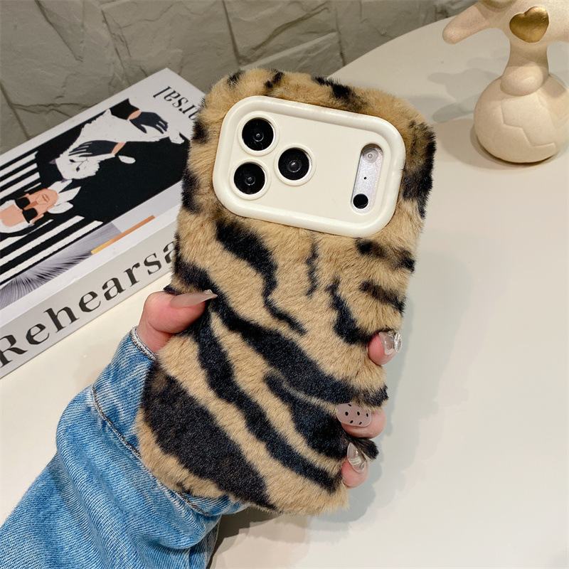 Luxury Zebra Pattern Fluffy Pl - đánh giá và giá Apple Iphone 15