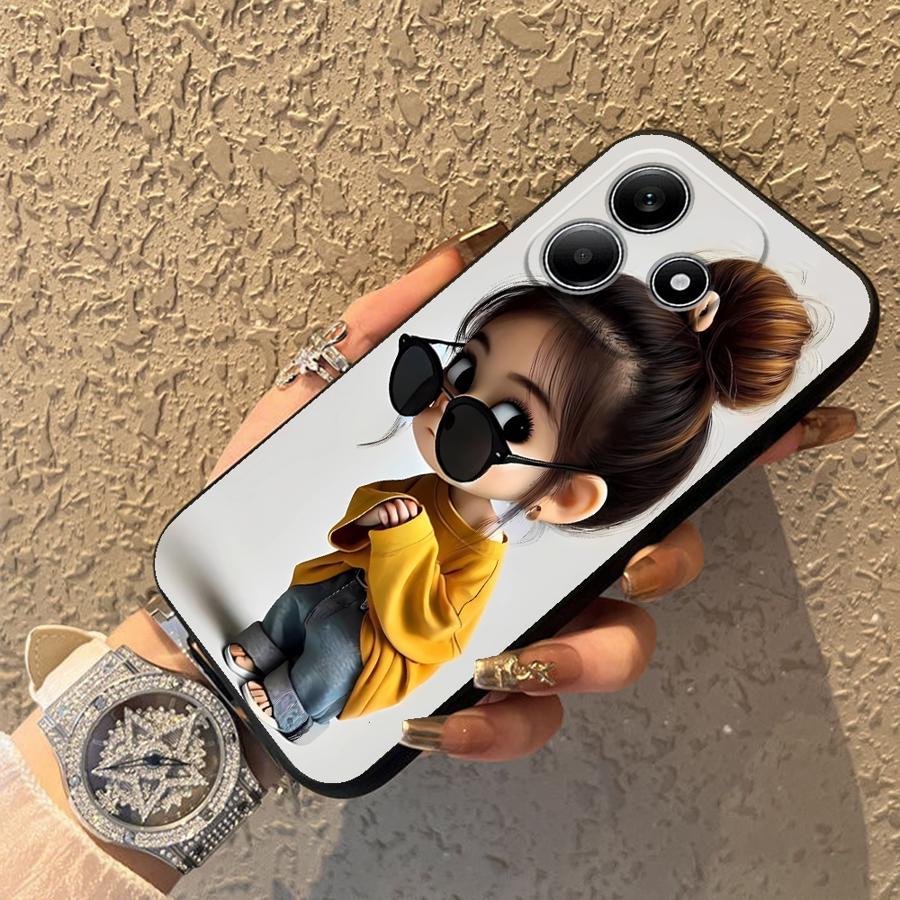 Cartoon Girl Pattern Funda Pho - đánh giá và giá Xiaomi Redmi Note 14