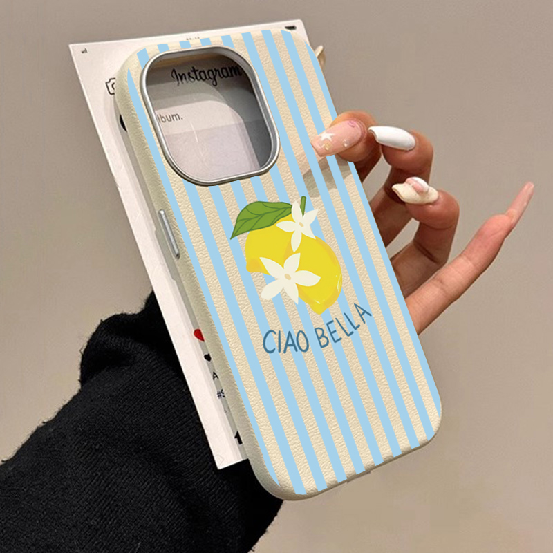 Lemon Striped Retro Design Sui - đánh giá và giá Samsung Galaxy A55