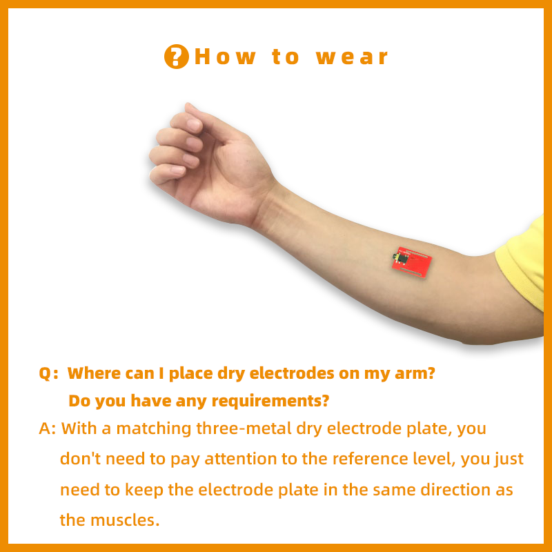 Khô Điện Cực EMG Cảm Biến Cơ Đ - đánh giá và giá Muscle Sensor Emg