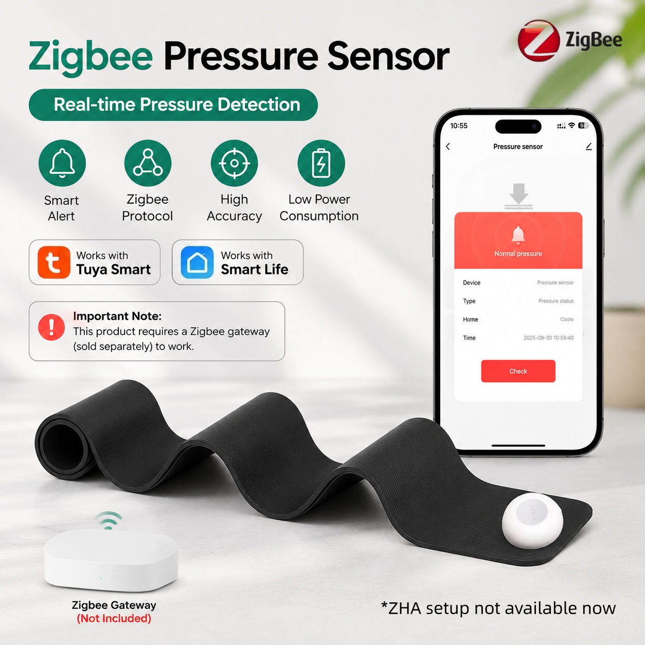 Zigbee Pressure Sensor Detecto - đánh giá và giá Smart Insole Pressure