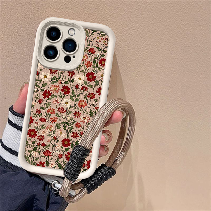 Flower Chain Lanyard Case For  - đánh giá và giá Vivo Y28