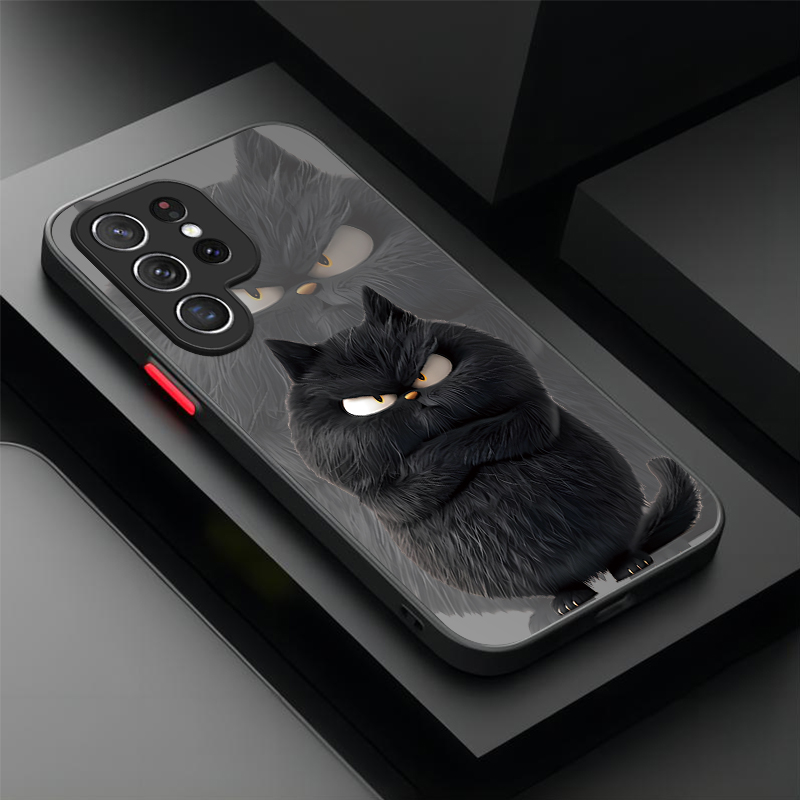 Angry Cat Couple Style Case fo - đánh giá và giá Samsung Galaxy A55