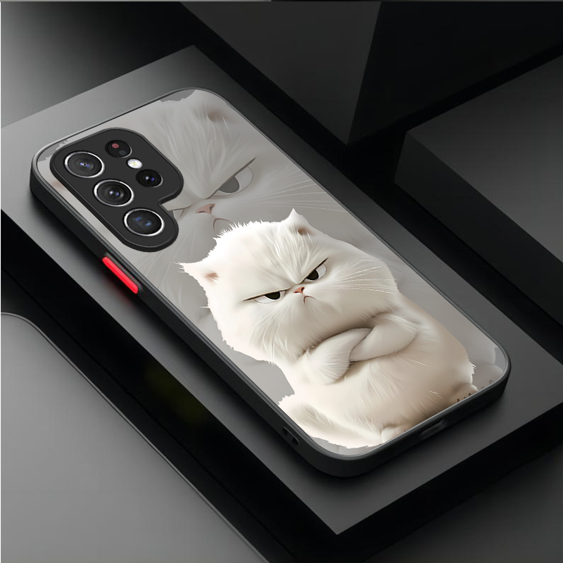 Angry Cat Couple Style Case fo - đánh giá và giá Samsung Galaxy A55