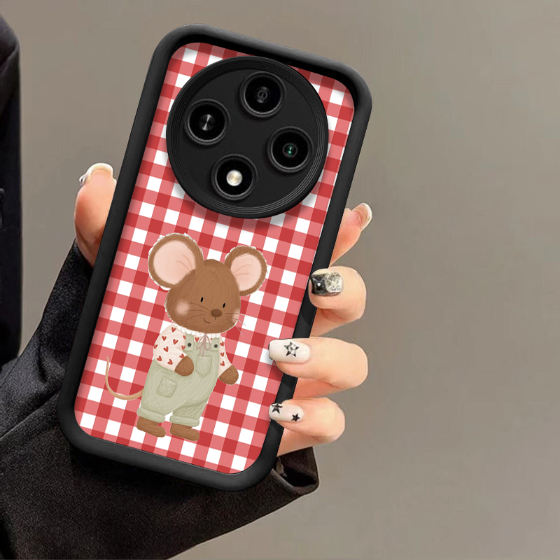 Checkered Printed Cute Animals - đánh giá và giá Oppo Reno 12