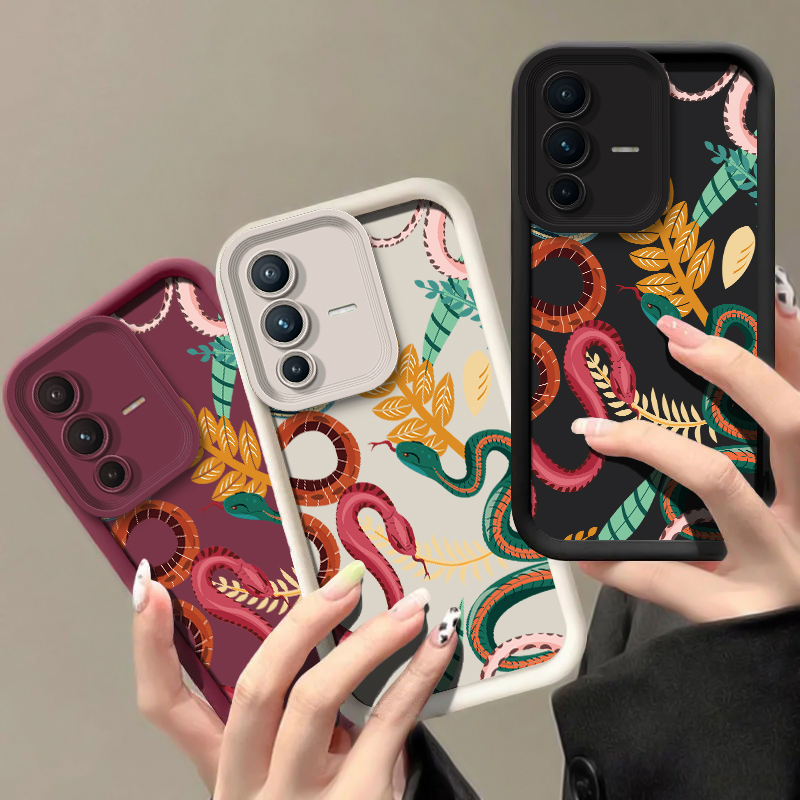 Luxury Snake Print Phone Case  - đánh giá và giá Vivo V40