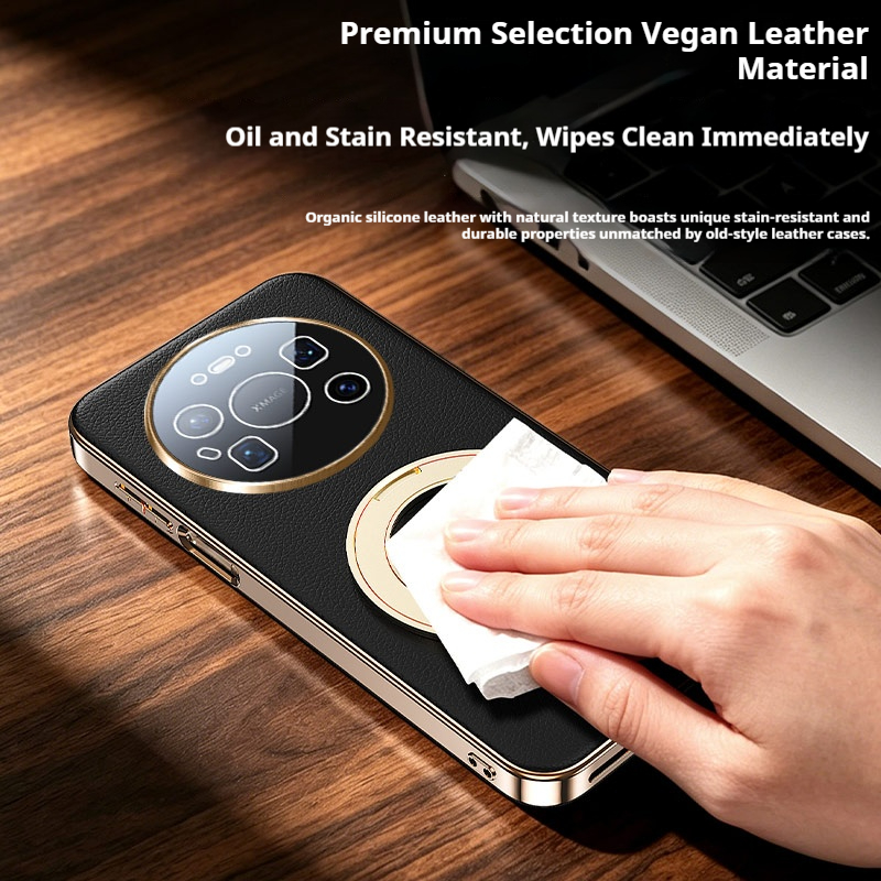 Luxury Leather Magnetic Phone  - đánh giá và giá Huawei Mate 60