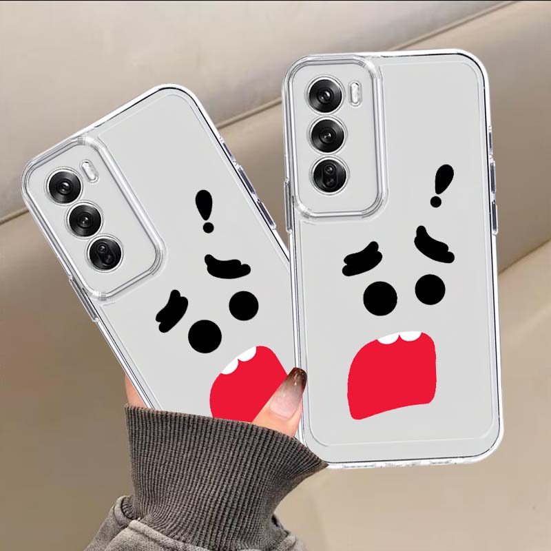 Cartoon cute emoji pattern Cas - đánh giá và giá Oppo A78