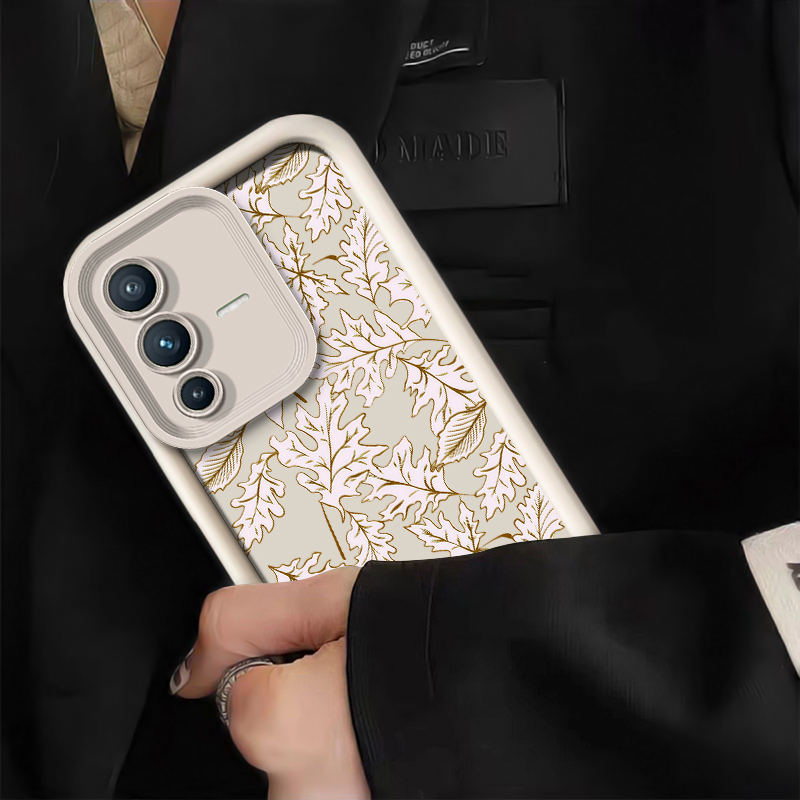 Leaves Pattern Phone Case For  - đánh giá và giá Vivo V40