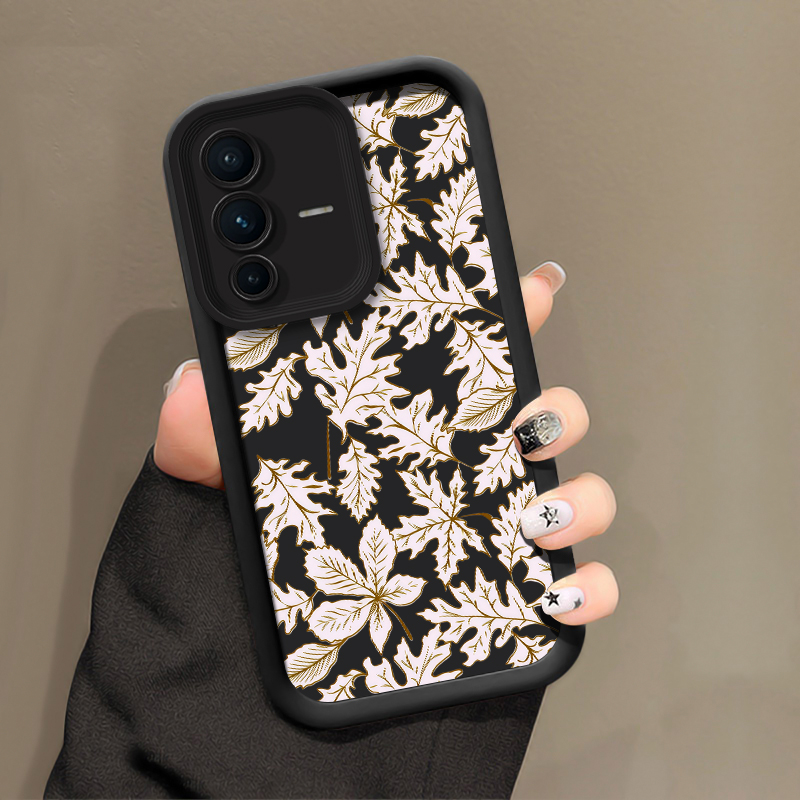 Leaves Pattern Phone Case For  - đánh giá và giá Vivo V40