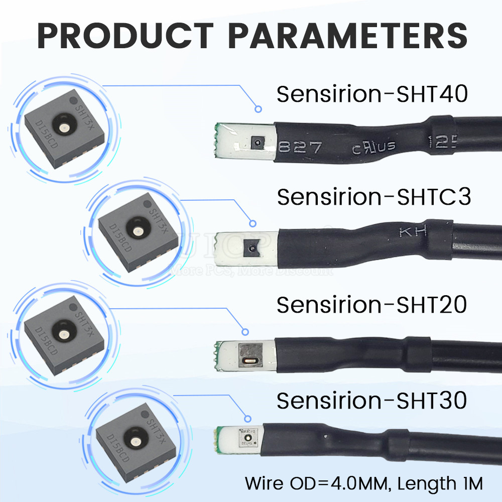 SHT40 SHT30 SHT20 SHTC3 Nhiệt  - đánh giá và giá Muscle Sensor Emg