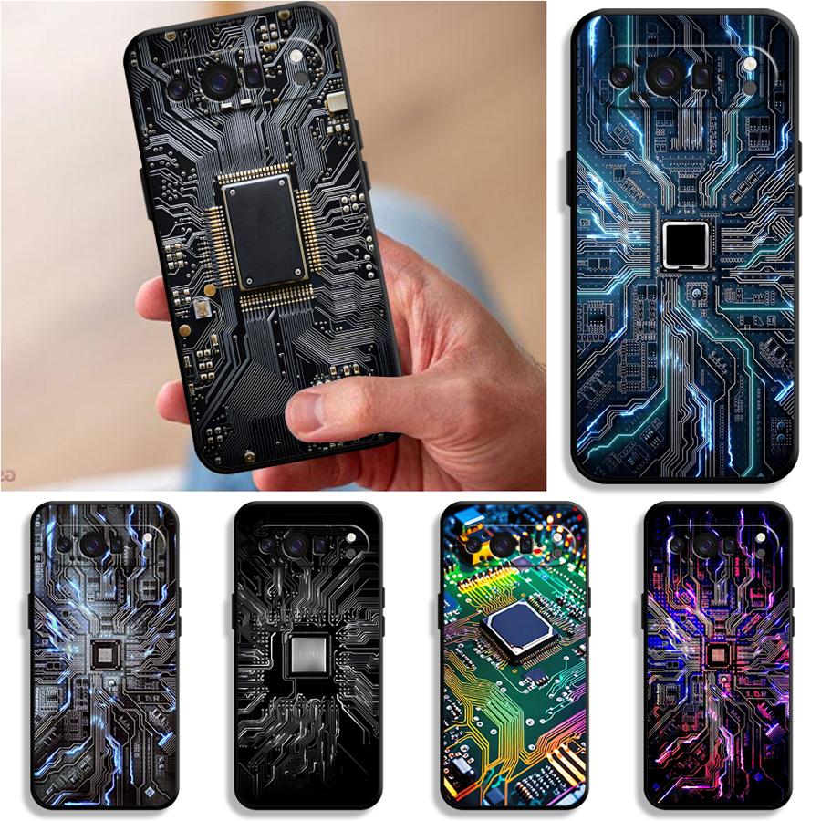 Retro Circuit Board Funda Phon - đánh giá và giá Google Pixel 9