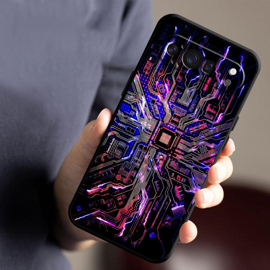 Retro Circuit Board Funda Phon - đánh giá và giá Google Pixel 9
