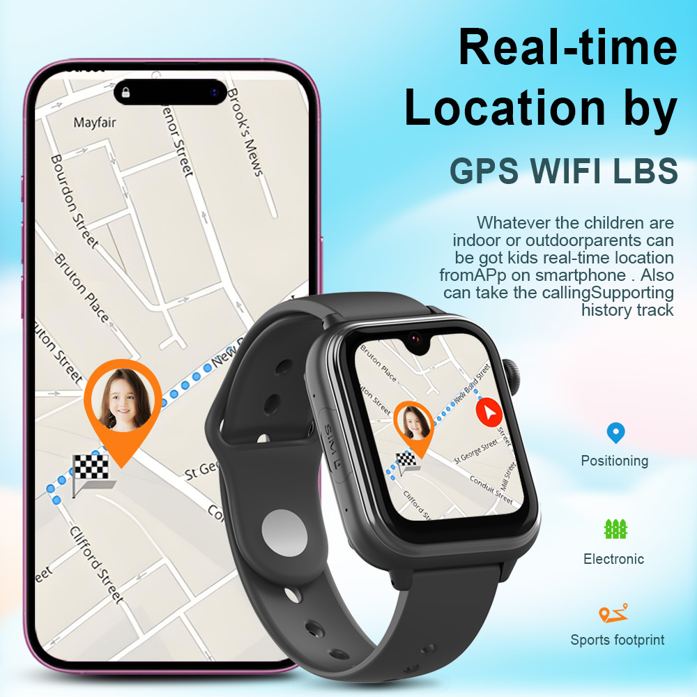 Wonlex KT37 GPS Smart Watch Ki - đánh giá và giá Fall Detection Watch
