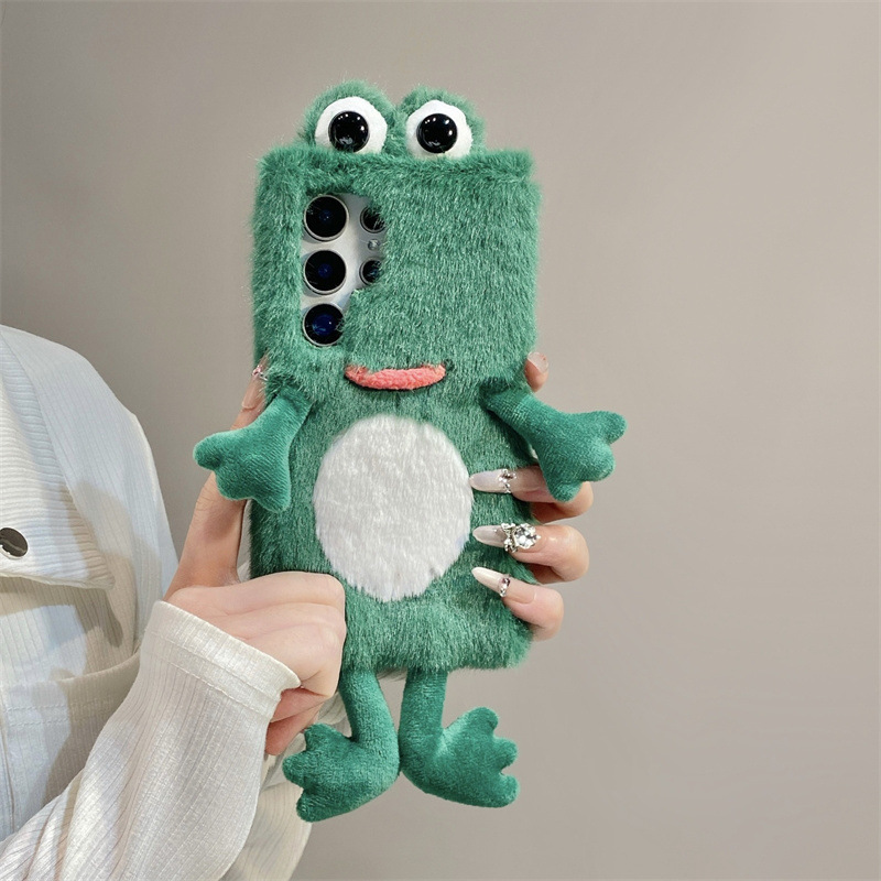 Plush Frog Phone Case, Cute Gr - đánh giá và giá Samsung Galaxy S24
